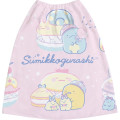 Japan San-X Kids Wrap Towel 60cm - Sumikko Gurashi : Sweets Party Pink - 1