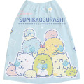Japan San-X Kids Wrap Towel 70cm - Sumikko Gurashi : Clover Blue - 1