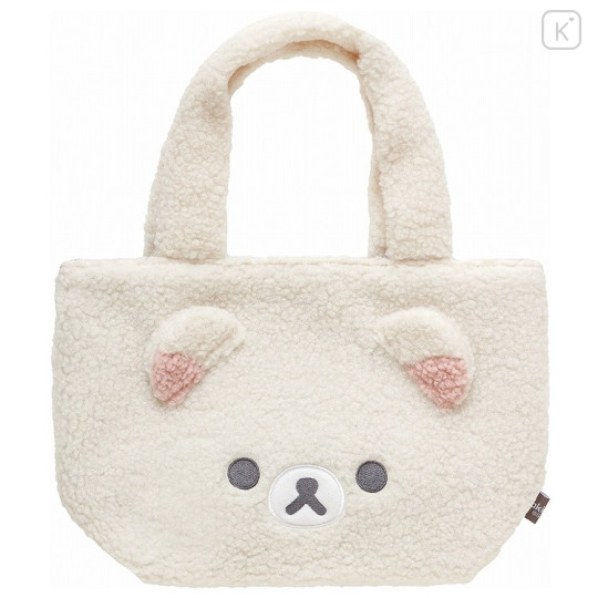 Japan San-X Fluffy Mini Tote Bag - Korilakkuma : New Basic Rilakkuma - 1
