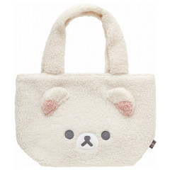 Japan San-X Fluffy Mini Tote Bag - Korilakkuma : New Basic Rilakkuma