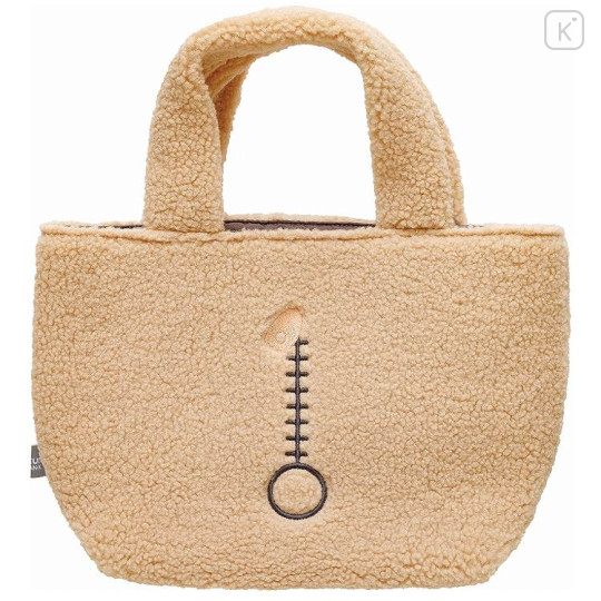 Japan San-X Fluffy Mini Tote Bag - Rilakkuma : New Basic Rilakkuma - 2