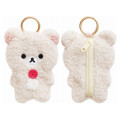 Japan San-X Eco Shopping Bag & Mascot Pouch - Korilakkuma : New Basic Rilakkuma Fluffy - 2