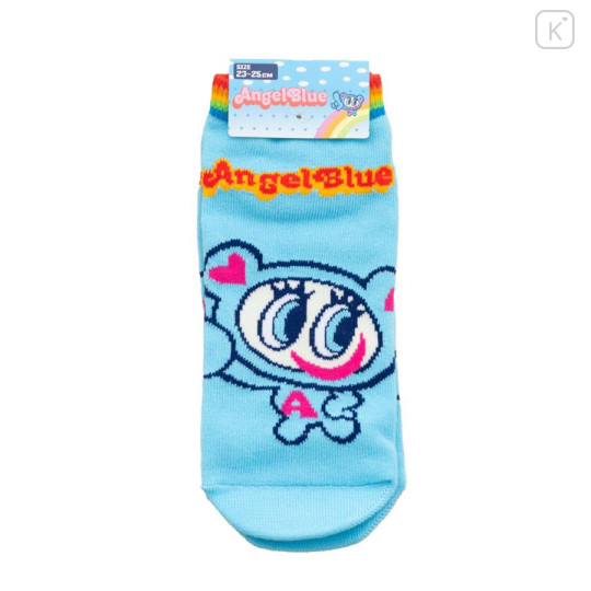 Japan Angel Blue Short Ankle Socks - Blue - 4