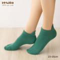 Japan Ghibli Back Embroidery Short Ankle Socks - My Neighbor Totoro : Green - 2