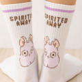Japan Ghibli Striped Crew Socks - Spirited Away - 6