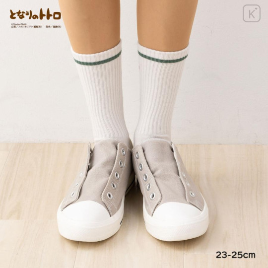 Japan Ghibli Striped Crew Socks - Totoro - 5