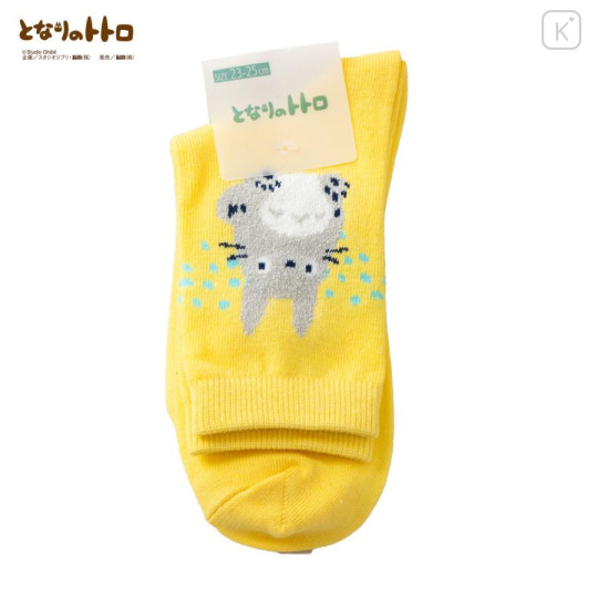 Japan Ghibli Low Crew Socks - Totoro : Yellow - 4