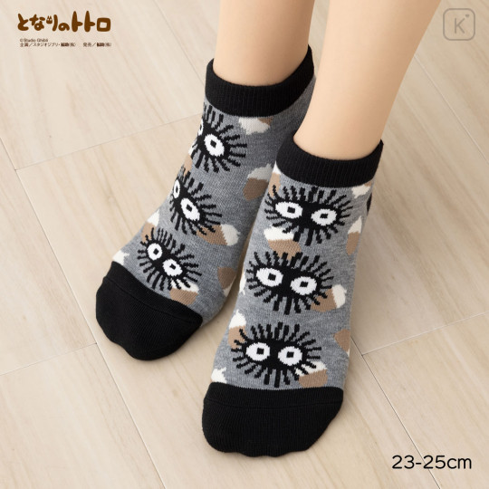 Japan Ghibli Short Ankle Socks - My Neighbor Totoro : Susuwatari - 2