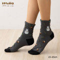 Japan Ghibli Float Knitting Socks - Totoro - 1