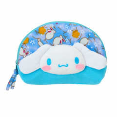 Japan Sanrio Pouch - Cinnamoroll : Japanese Pattern Face