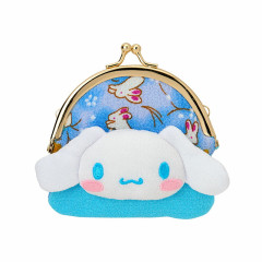 Japan Sanrio Purse - Cinnamoroll : Japanese Pattern Face