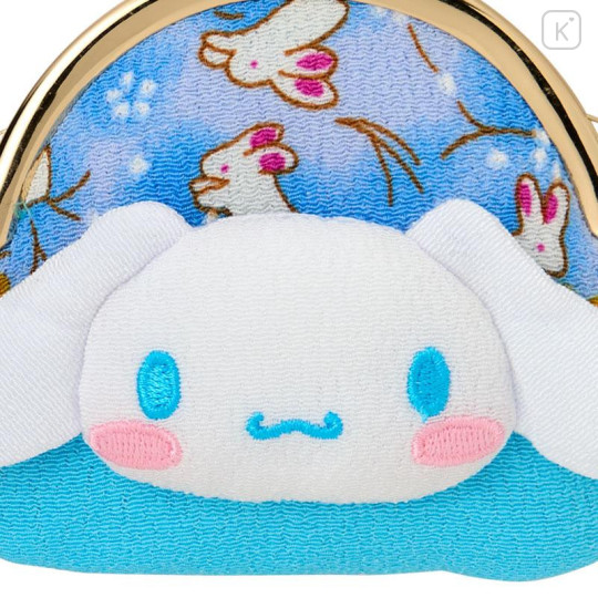 Japan Sanrio Purse - Cinnamoroll : Japanese Pattern Face - 4