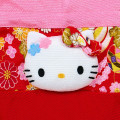 Japan Sanrio Drawstring Bag - Hello Kitty : Japanese Pattern Face - 3