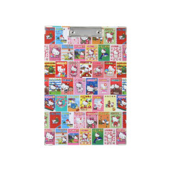 Japan Sanrio A4 Clipboard Binder - Hello Kitty : Strawberry Newspaper