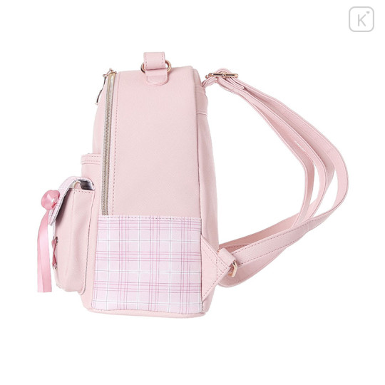 Japan Sanrio Backpack with Plush Pocket - My Melody - 2