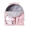 Japan Sanrio Backpack with Plush Pocket - My Melody - 5