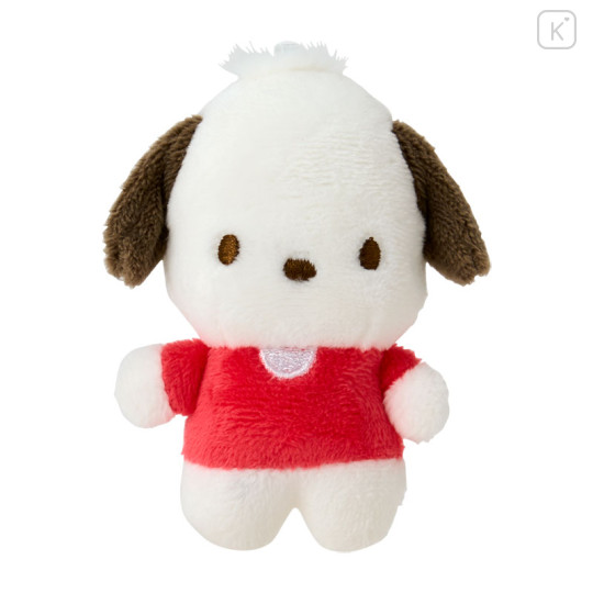 Japan Sanrio Backpack with Plush Pocket - Pochacco - 6