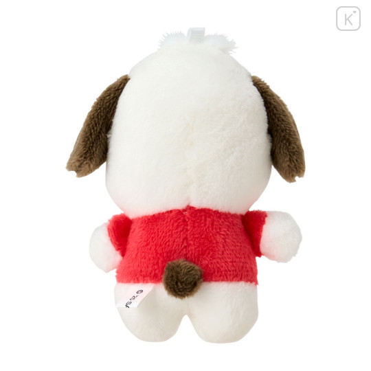 Japan Sanrio Backpack with Plush Pocket - Pochacco - 7