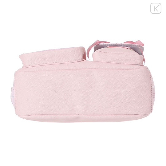 Japan Sanrio Shoulder Bag with Plush Pocket - My Melody - 5