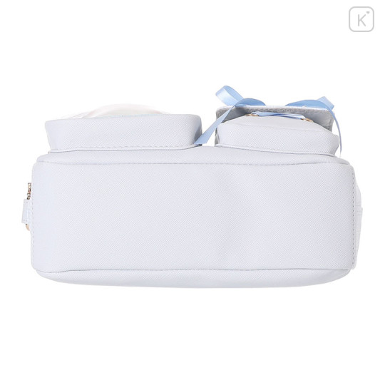 Japan Sanrio Shoulder Bag with Plush Pocket - Cinnamoroll - 5