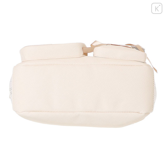 Japan Sanrio Shoulder Bag with Plush Pocket - Pochacco - 5