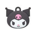 Japan Sanrio Original Face-Shaped Shampoo Brush - Kuromi - 1
