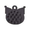 Japan Sanrio Face-Shaped Shampoo Brush - Kuromi - 2