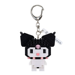 Japan Sanrio Nanoblock n-fig Keychain - Kuromi : B