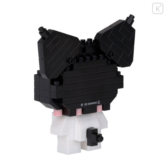 Japan Sanrio Nanoblock n-fig Keychain - Kuromi - 3