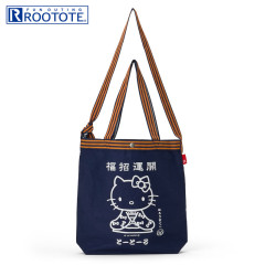Japan Sanrio Apron-Style Shoulder Tote Bag (L) - Hello Kitty : Good Luck