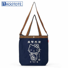 Japan Sanrio Apron-Style Shoulder Tote Bag (L) - Hello Kitty : Business Prosperity