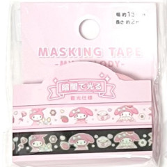 Japan Sanrio Luminous Masking Tape - My Melody
