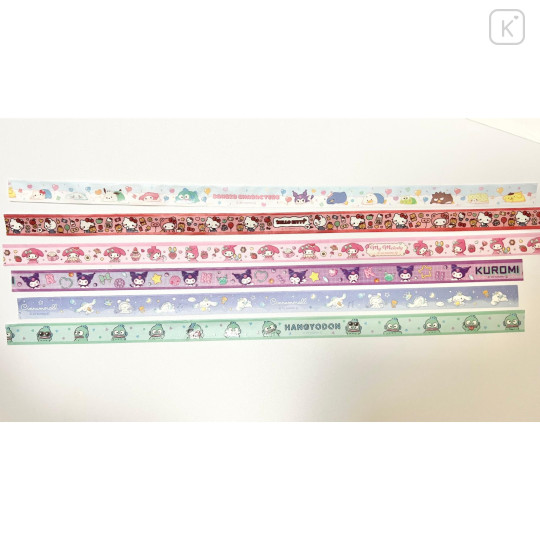 Japan Sanrio Luminous Masking Tape - Hangyodon - 2