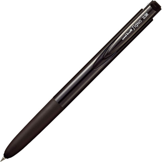 Japan Uni-ball Signo RT1 Gel Pen - 0.38mm Black - 1