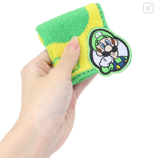 Japan Super Mario Petit Towel Handkerchief - Super Mario Brothers Luigi - 3