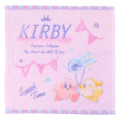 Japan Kirby Mini Towel Jacquard Handkerchief - Kirby & Waddle Dee : Pink - 1