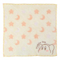 Japan Kirby Mini Towel Jacquard Handkerchief - Waddle Dee : Light Yellow Star Moon - 1
