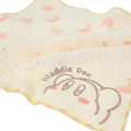 Japan Kirby Mini Towel Jacquard Handkerchief - Waddle Dee : Light Yellow Star Moon - 2