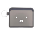 Japan Miffy Flappo Silicone Mini Accessory Pouch - Miffy : Black Face - 1