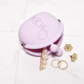 Japan Miffy Pochi Silicone Mini Accessory Pouch - Miffy : Light Purple - 2