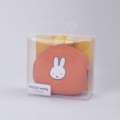 Japan Miffy Pochi Silicone Mini Accessory Pouch - Miffy : Orange - 4