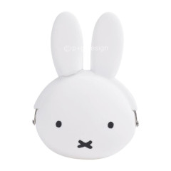 Japan Miffy Mimi Pochi Pouch - Miffy : White