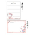 Japan Sanrio Mini Notepad - Hello Kitty : Cheerful Ribbon - 2
