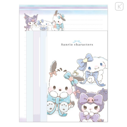 Japan Sanrio Letter Writing Set - Cinnamoroll & Kuromi & Pochacco : Cheerful Ribbon - 1