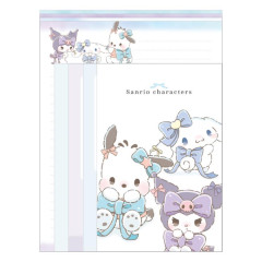 Japan Sanrio Letter Writing Set - Cinnamoroll & Kuromi & Pochacco : Cheerful Ribbon