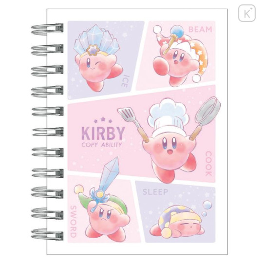 Japan Kirby A6 Ring Notebook - Kirby : Copy Ability - 1
