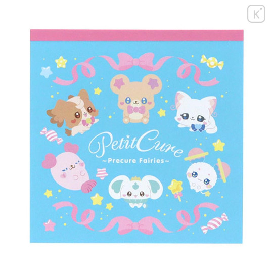 Japan Pretty Cure Square Memo Pad - Petit Cure Fairies Blue - 1