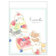Japan Kamio Mini Notepad - Dog Fruit Tart