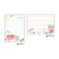 Japan Kamio Mini Notepad - Dog Fruit Tart - 2