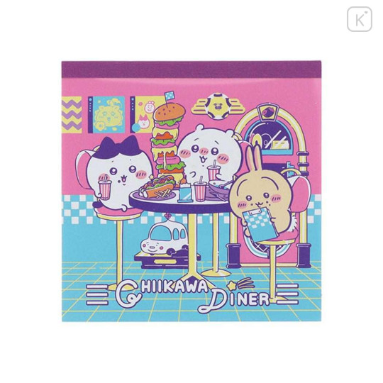 Japan Chiikawa Square Memo Pad - Chiikawa : Chiikawa Diner A - 1